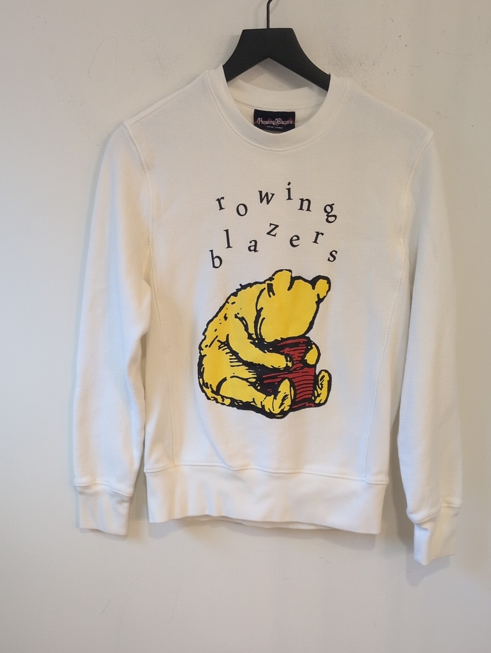 Rowing Blazers Winnie the Pooh Honeypot Crewneck Sweatshirt Small